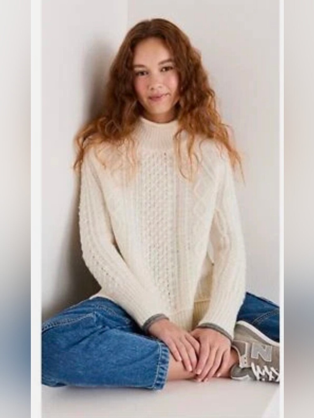 Alex Mill | Camil Cable Knit Sweater | Alpaca/Wool